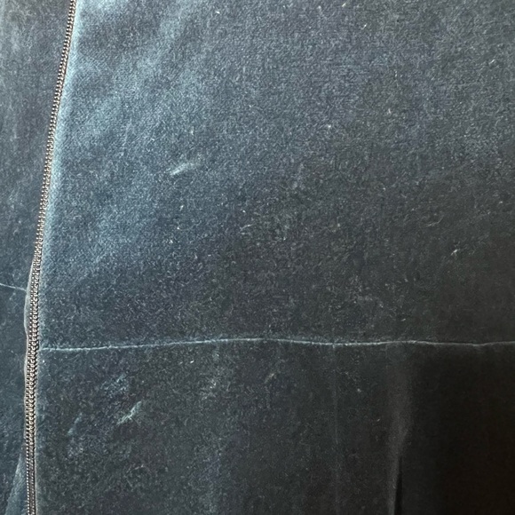 *Rare* Deep Blue Velvet Off the Shoulder Cocktail Dress by AntonyPrice UK8 - Picture 13 of 15